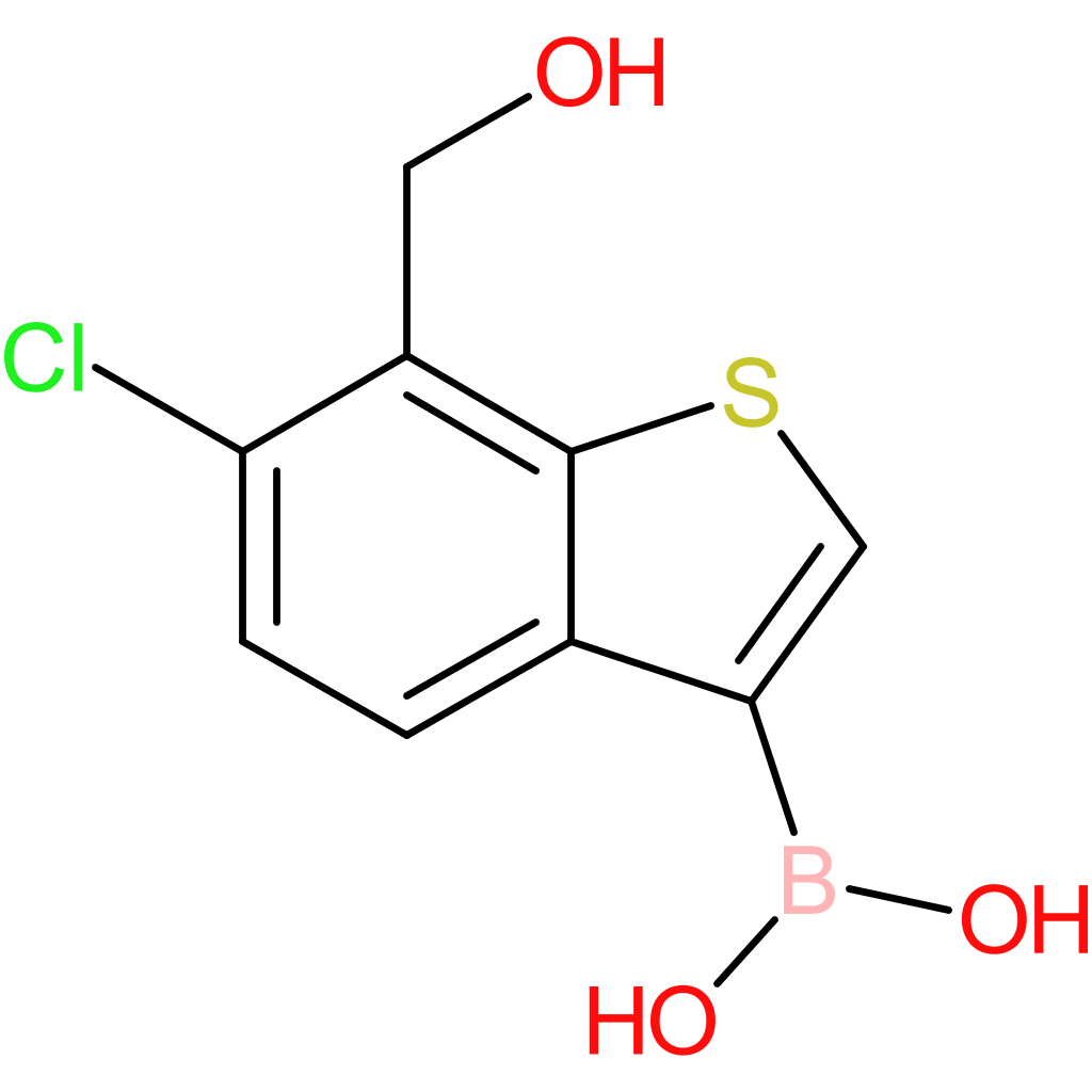 6-chloro-7-(hydroxymethyl)benzothiophene-3-boronic acid