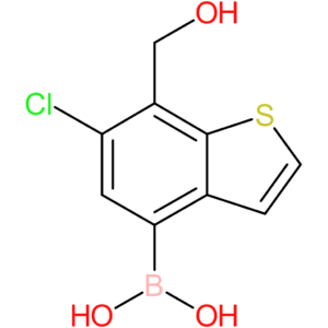 6-chloro-7-(hydroxymethyl)benzothiophene-4-boronic acid