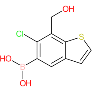 6-chloro-7-(hydroxymethyl)benzothiophene-5-boronic acid