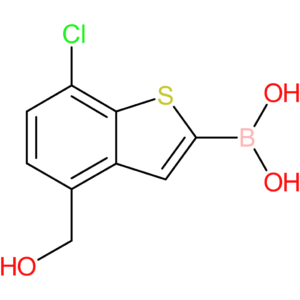 7-chloro-4-(hydroxymethyl)benzothiophene-2-boronic acid