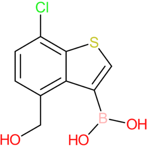 7-chloro-4-(hydroxymethyl)benzothiophene-3-boronic acid
