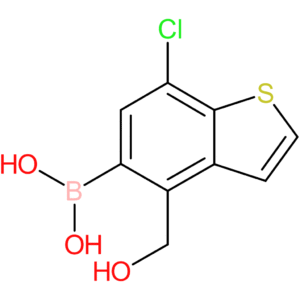7-chloro-4-(hydroxymethyl)benzothiophene-5-boronic acid