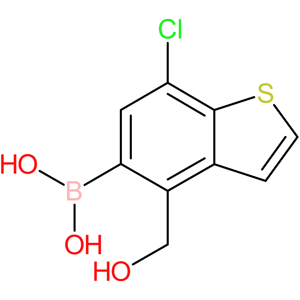 7-chloro-4-(hydroxymethyl)benzothiophene-5-boronic acid