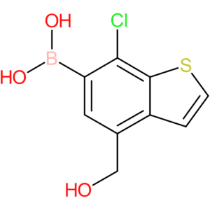 7-chloro-4-(hydroxymethyl)benzothiophene-6-boronic acid
