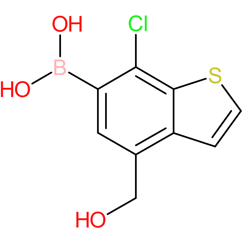 7-chloro-4-(hydroxymethyl)benzothiophene-6-boronic acid