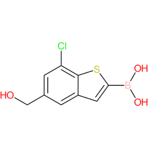 7-chloro-5-(hydroxymethyl)benzothiophene-2-boronic acid