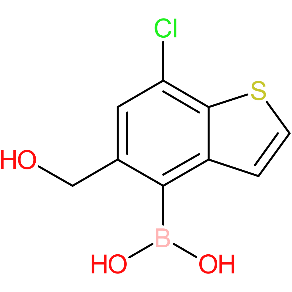 7-chloro-5-(hydroxymethyl)benzothiophene-4-boronic acid