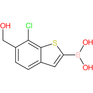 7-chloro-6-(hydroxymethyl)benzothiophene-2-boronic acid