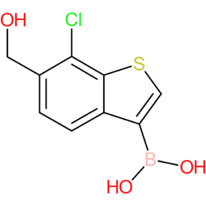 7-chloro-6-(hydroxymethyl)benzothiophene-3-boronic acid