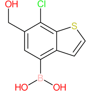 7-chloro-6-(hydroxymethyl)benzothiophene-4-boronic acid