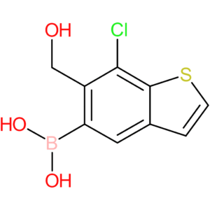 7-chloro-6-(hydroxymethyl)benzothiophene-5-boronic acid