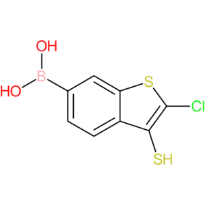 (2-chloro-3-sulfanyl-1-benzothiophen-6-yl)boronic acid