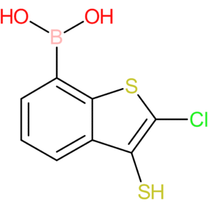 (2-chloro-3-sulfanyl-1-benzothiophen-7-yl)boronic acid