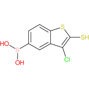 (3-chloro-2-sulfanyl-1-benzothiophen-5-yl)boronic acid