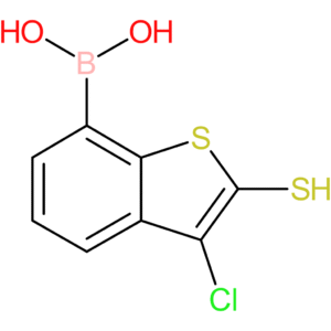 3-chloro-2-mercaptobenzothiophene-7-boronic acid