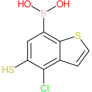 (4-chloro-5-sulfanyl-1-benzothiophen-7-yl)boronic acid