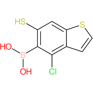 (4-chloro-6-sulfanyl-1-benzothiophen-5-yl)boronic acid