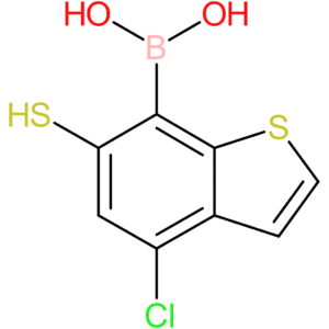 (4-chloro-6-sulfanyl-1-benzothiophen-7-yl)boronic acid