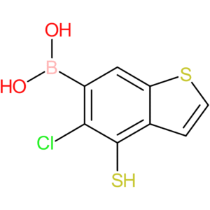 (5-chloro-4-sulfanyl-1-benzothiophen-6-yl)boronic acid
