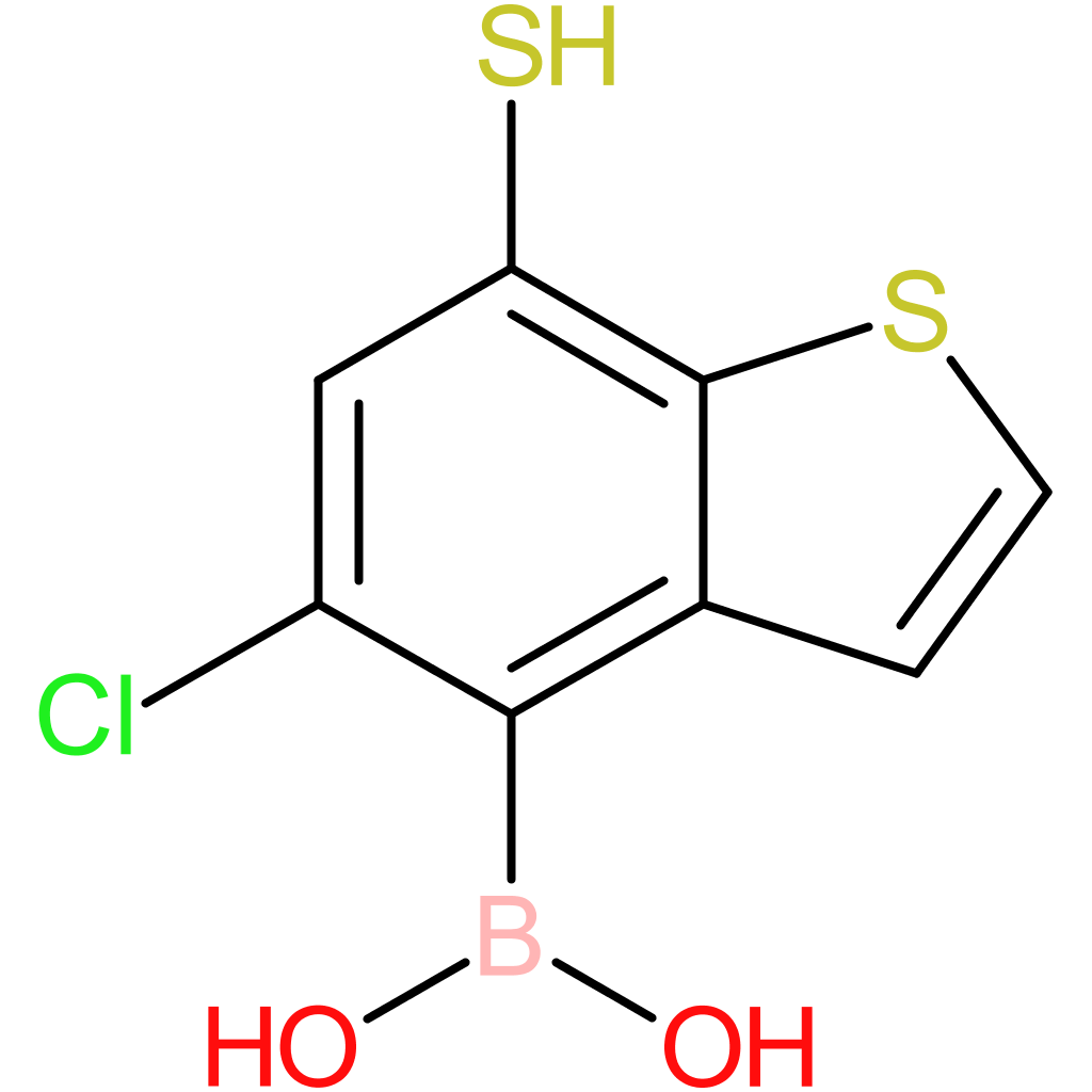 5-chloro-7-mercaptobenzothiophene-4-boronic acid