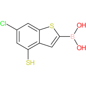 (6-chloro-4-sulfanyl-1-benzothiophen-2-yl)boronic acid