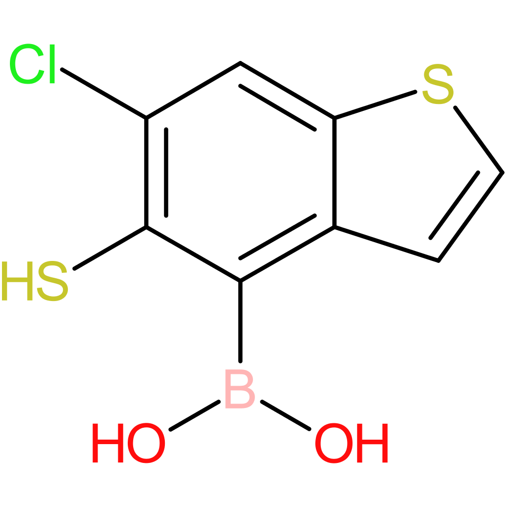 6-chloro-5-mercaptobenzothiophene-4-boronic acid