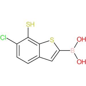 6-chloro-7-mercaptobenzothiophene-2-boronic acid