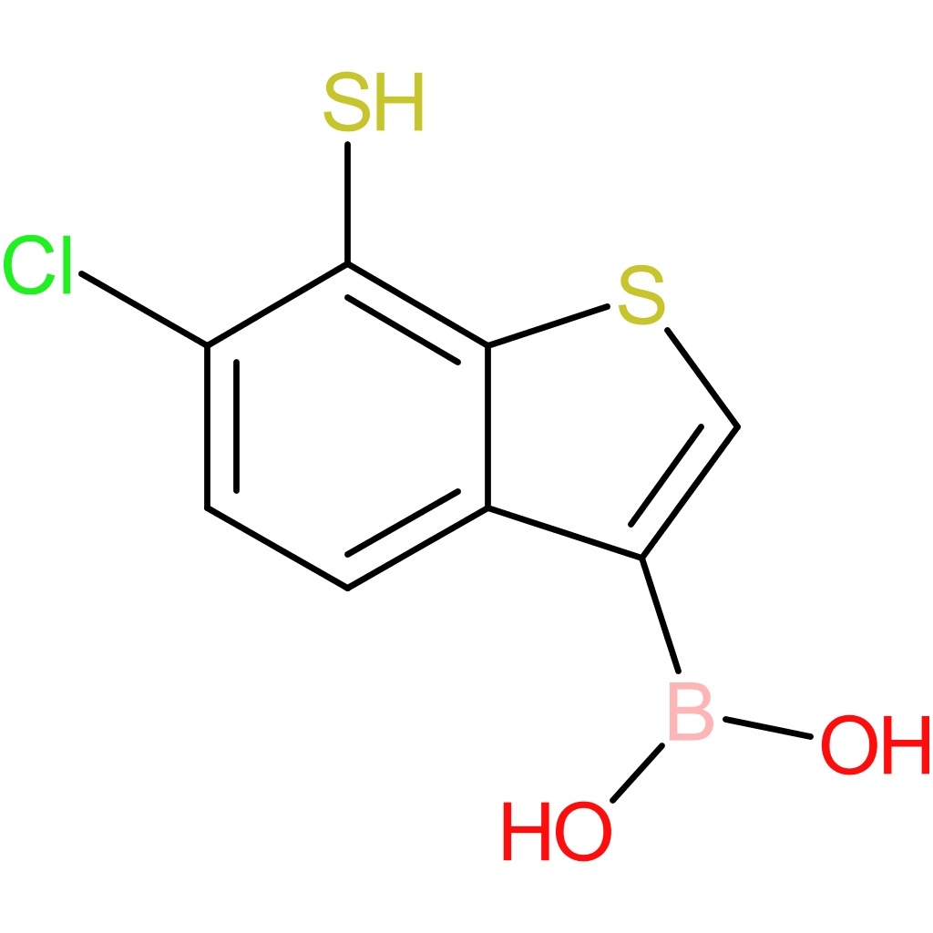 (6-chloro-7-sulfanyl-1-benzothiophen-3-yl)boronic acid