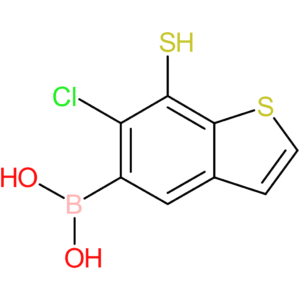 (6-chloro-7-sulfanyl-1-benzothiophen-5-yl)boronic acid