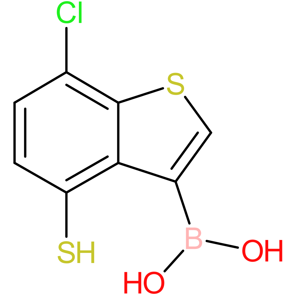 (7-chloro-4-sulfanyl-1-benzothiophen-3-yl)boronic acid