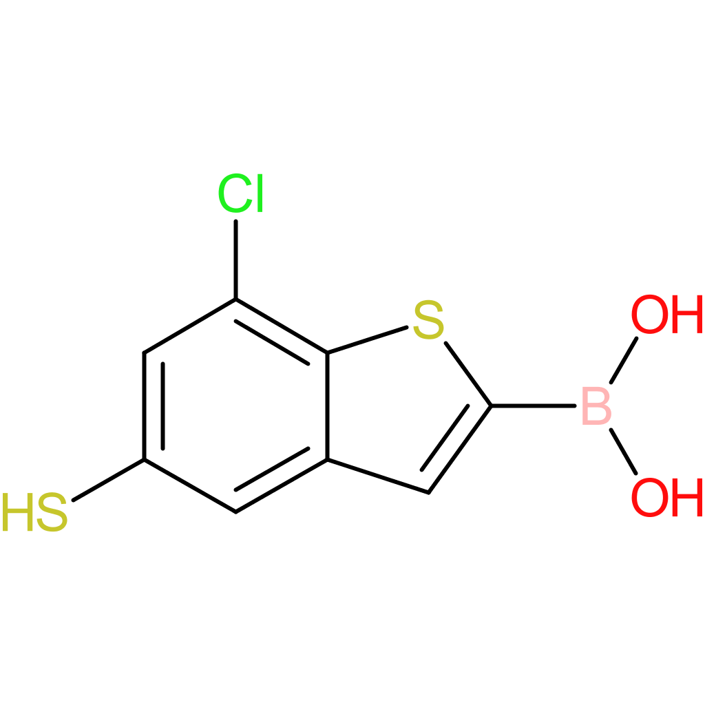 7-chloro-5-mercaptobenzothiophene-2-boronic acid