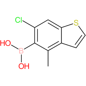 (6-chloro-4-methyl-1-benzothiophen-5-yl)boronic acid