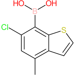 (6-chloro-4-methyl-1-benzothiophen-7-yl)boronic acid