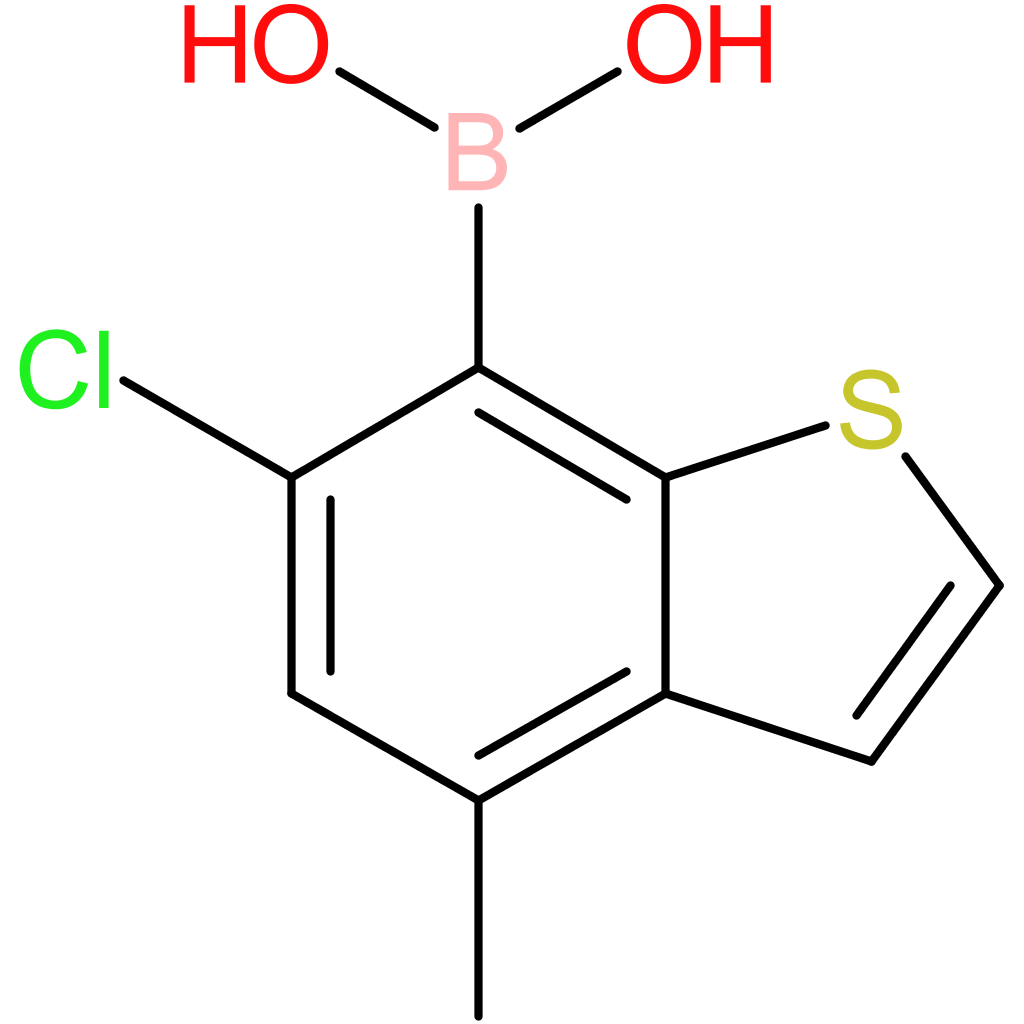 (6-chloro-4-methyl-1-benzothiophen-7-yl)boronic acid