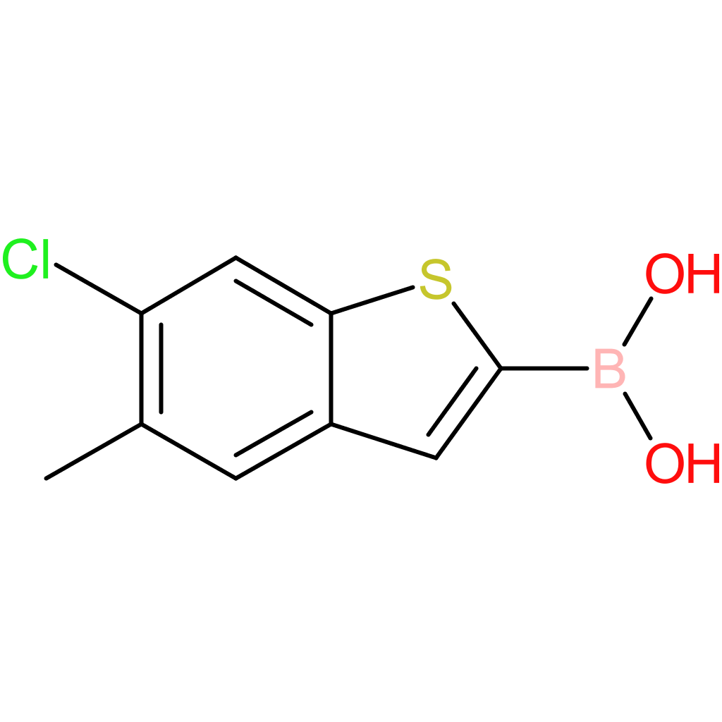 (6-chloro-5-methyl-1-benzothiophen-2-yl)boronic acid