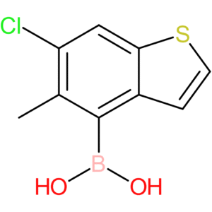 (6-chloro-5-methyl-1-benzothiophen-4-yl)boronic acid