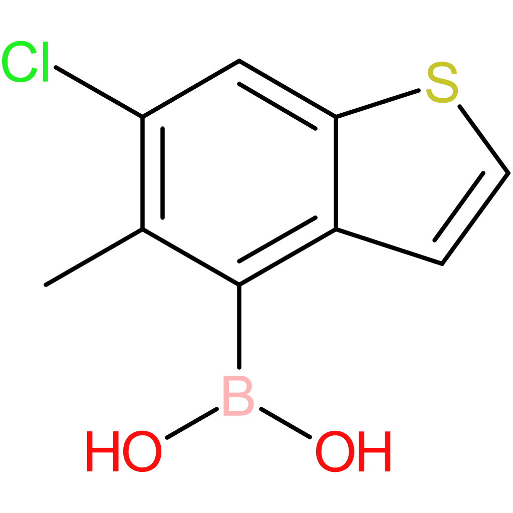 (6-chloro-5-methyl-1-benzothiophen-4-yl)boronic acid