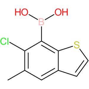 (6-chloro-5-methyl-1-benzothiophen-7-yl)boronic acid