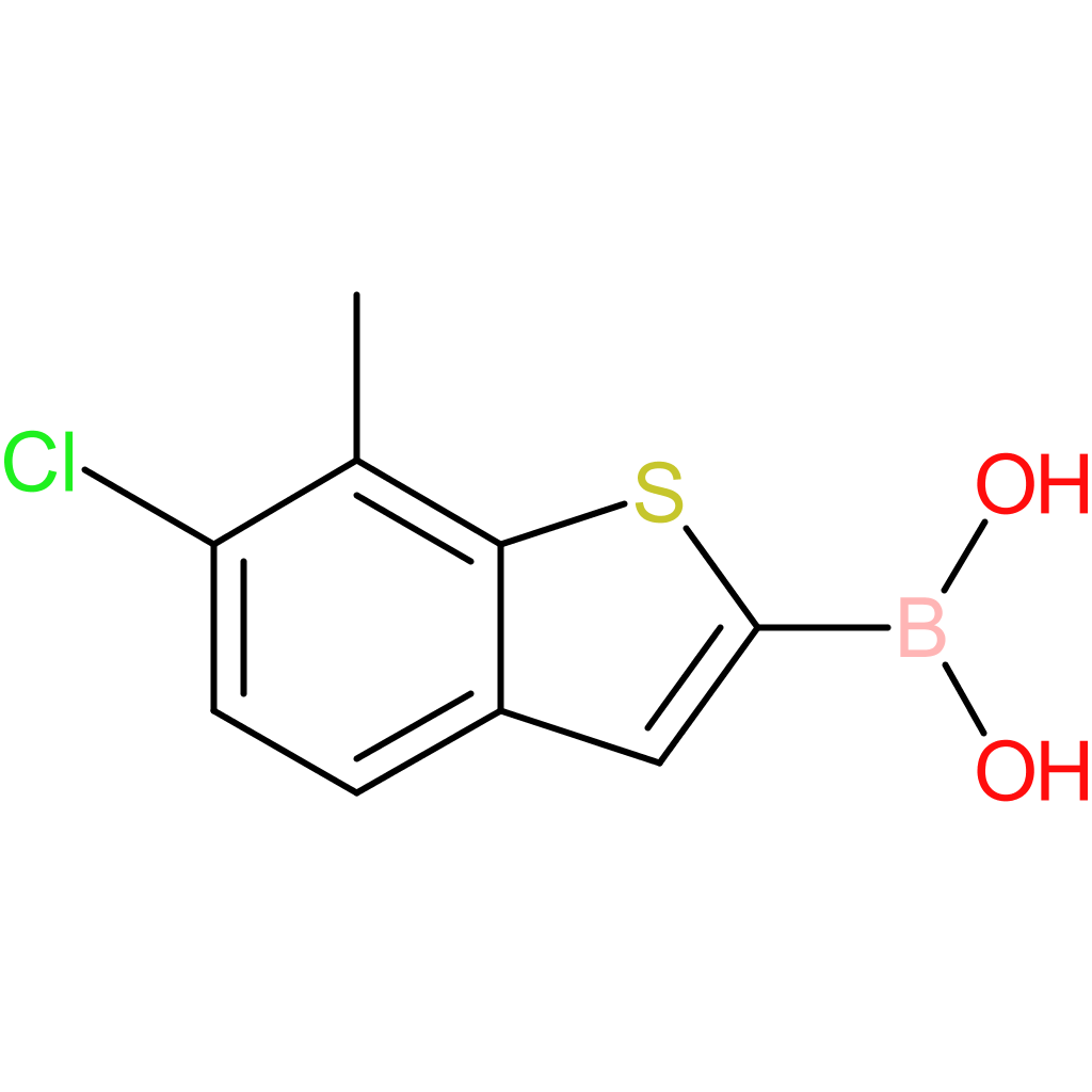 (6-chloro-7-methyl-1-benzothiophen-2-yl)boronic acid