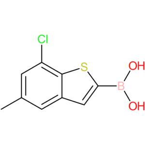 (7-chloro-5-methyl-1-benzothiophen-2-yl)boronic acid
