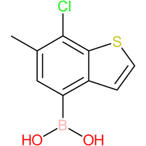 (7-chloro-6-methyl-1-benzothiophen-4-yl)boronic acid