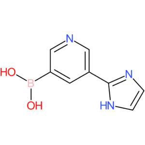 [5-(1h-imidazol-2-yl)pyridin-3-yl]boronic acid
