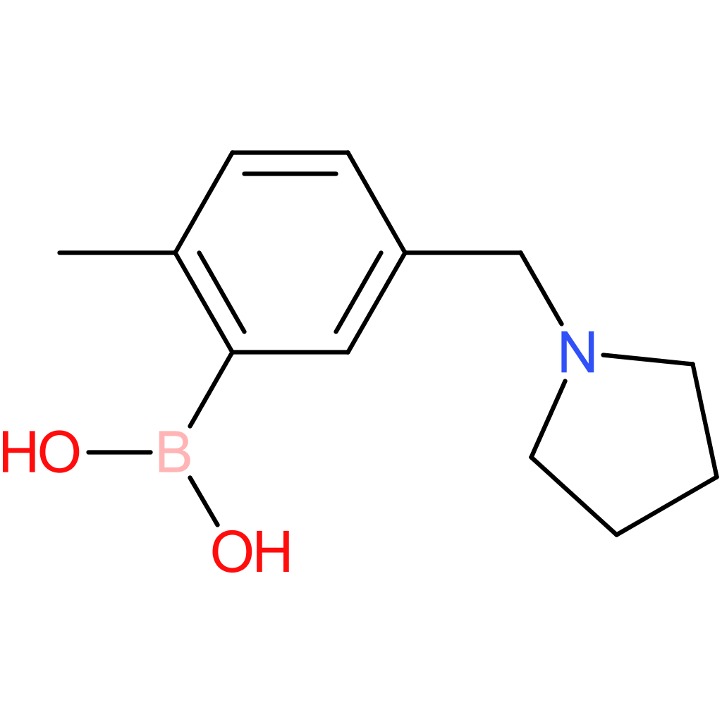 (2-methyl-5-[(pyrrolidin-1-yl)methyl]phenyl)boronic acid