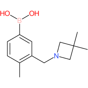 (3-[(3,3-dimethylazetidin-1-yl)methyl]-4-methylphenyl)boronic acid