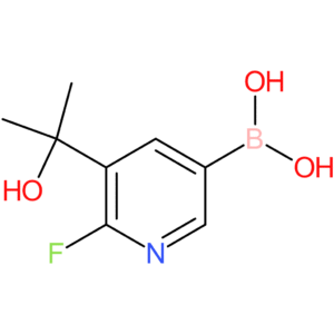 [6-fluoro-5-(2-hydroxypropan-2-yl)pyridin-3-yl]boronic acid