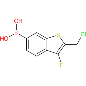2-(chloromethyl)-3-fluorobenzothiophene-6-boronic acid