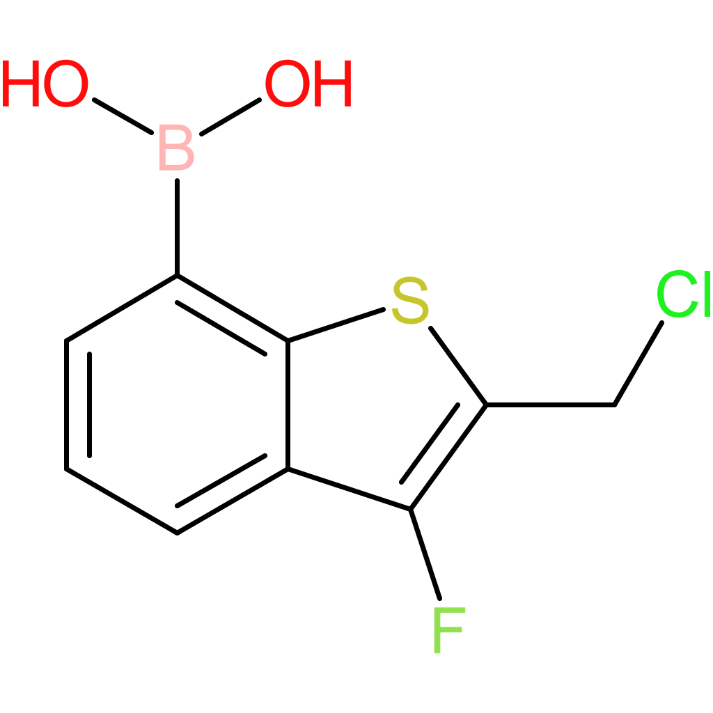 2-(chloromethyl)-3-fluorobenzothiophene-7-boronic acid