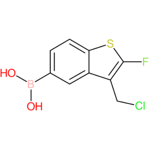 3-(chloromethyl)-2-fluorobenzothiophene-5-boronic acid