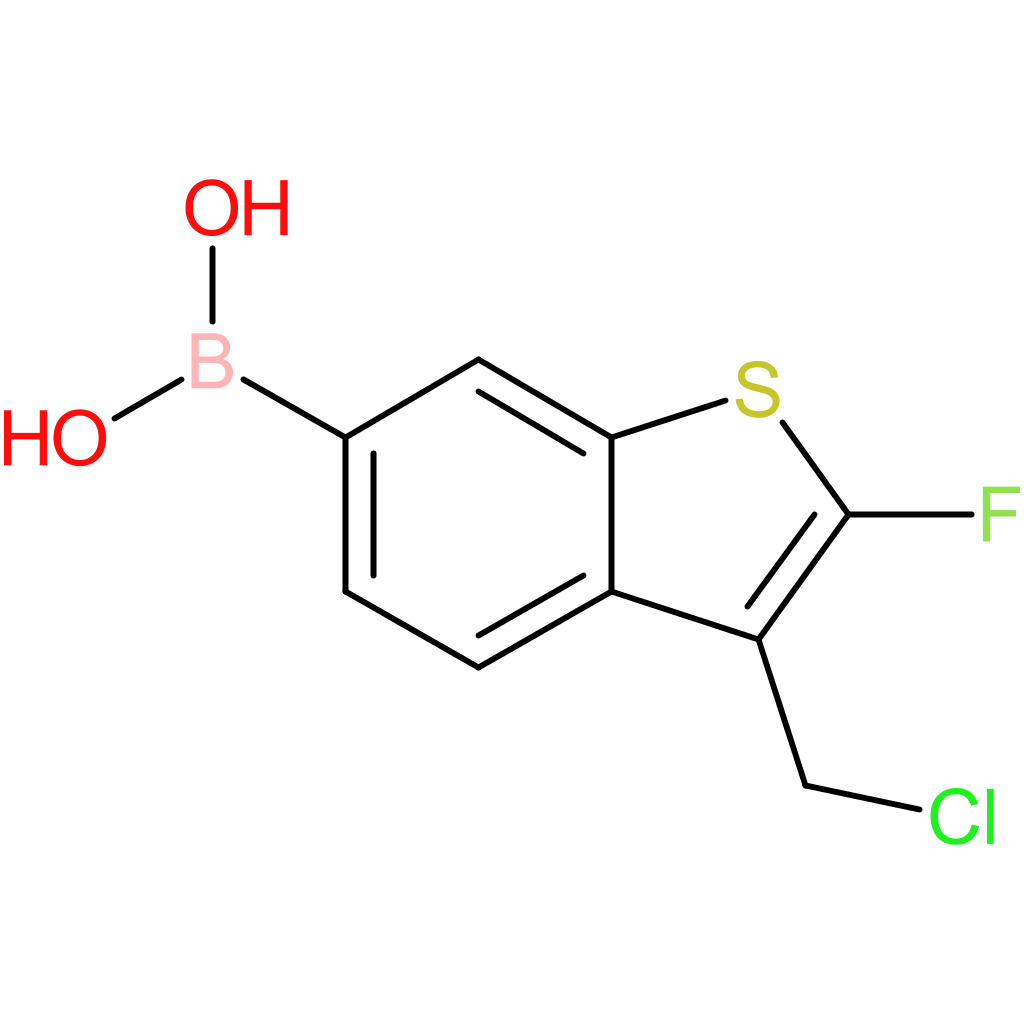 3-(chloromethyl)-2-fluorobenzothiophene-6-boronic acid