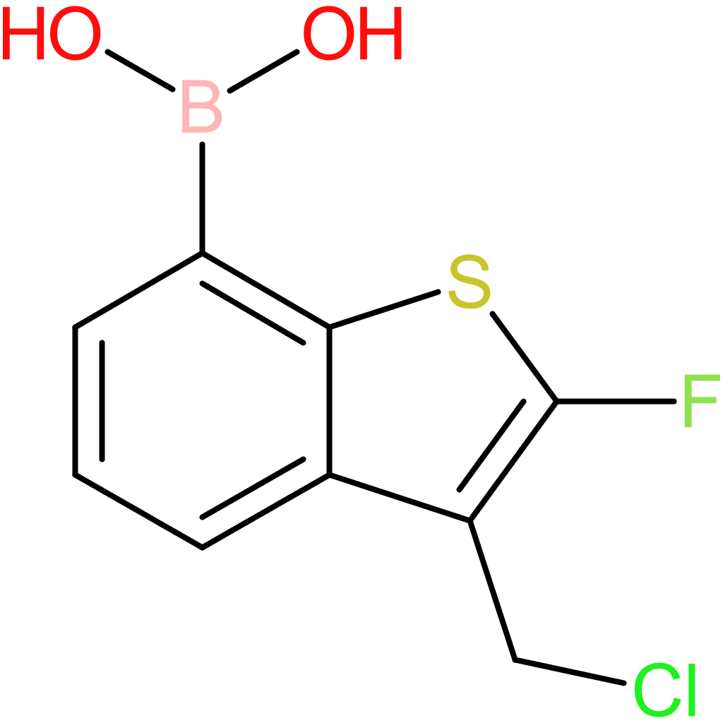 3-(chloromethyl)-2-fluorobenzothiophene-7-boronic acid
